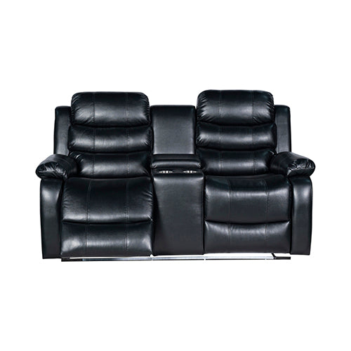 Ultra-Cushioned Leatherette Recliner with LED Light, Chelsea