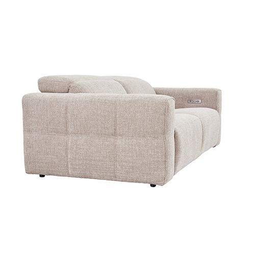 1 Seater Fabric Power Recliner with Power Headrest & Zero-Wall Design