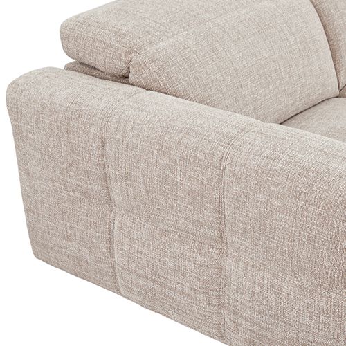 1 Seater Fabric Power Recliner with Power Headrest & Zero-Wall Design