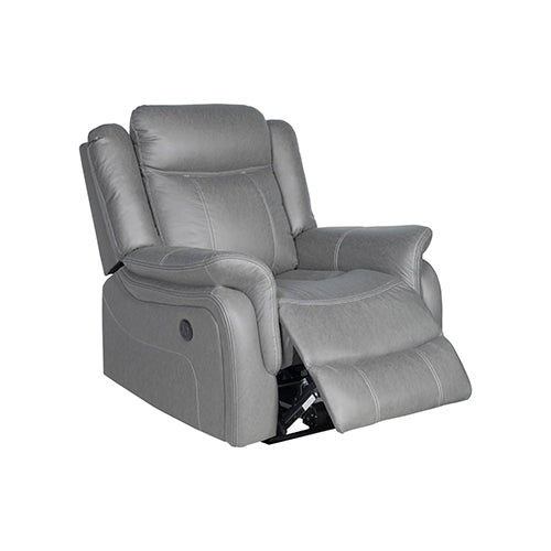 Luxurious Fabric Recliner Set with Metal Frame & Pillow-Top Arms