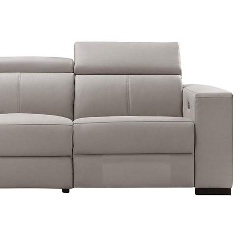 Premium Leather 6-Seater Recliner Corner Sofa w/ Pocket Springs