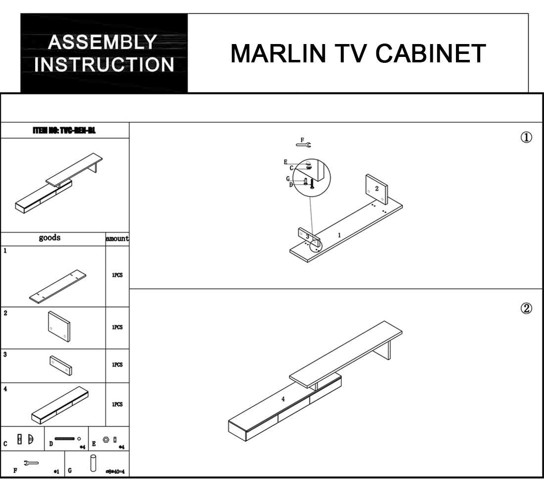 Adjustable White Gloss TV Unit with Storage Shelves