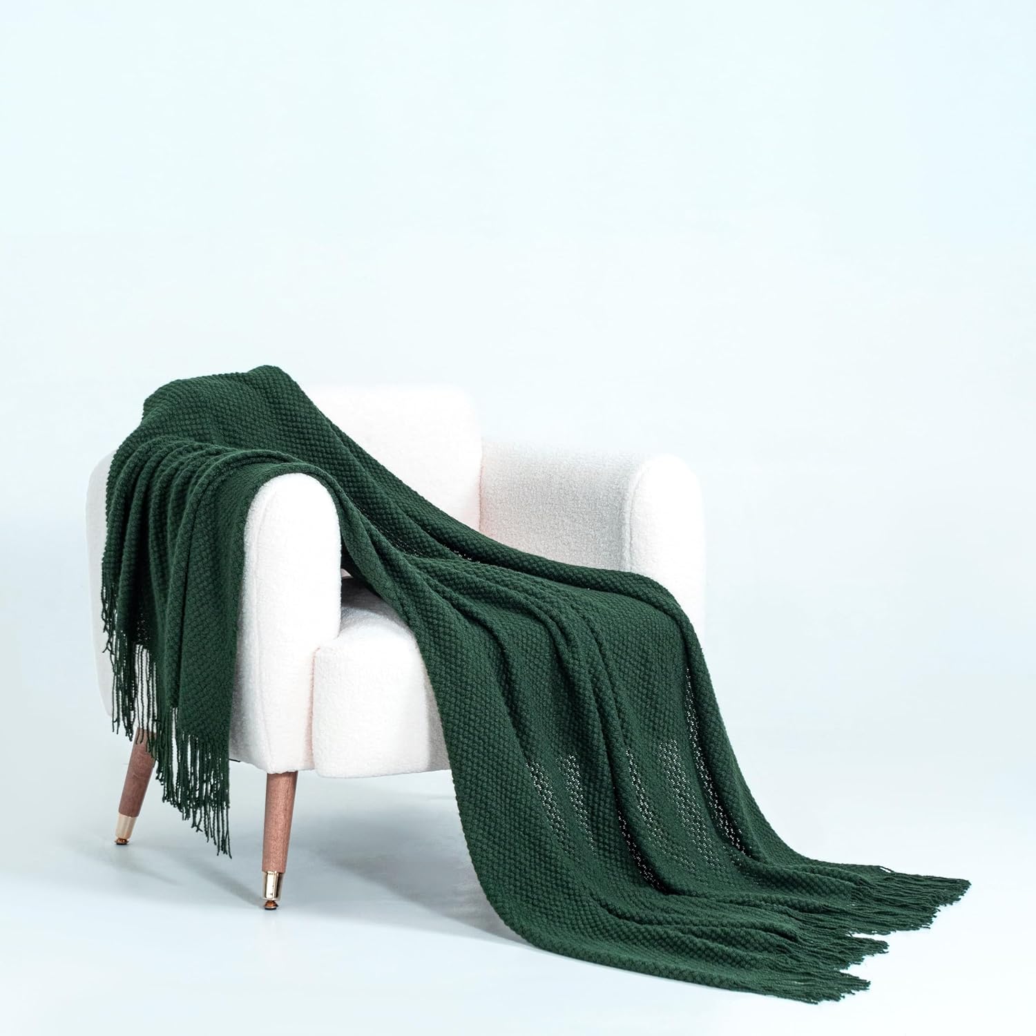 Ultra-Soft Micro Plush Knitted Throw Blanket - Gioia Casa