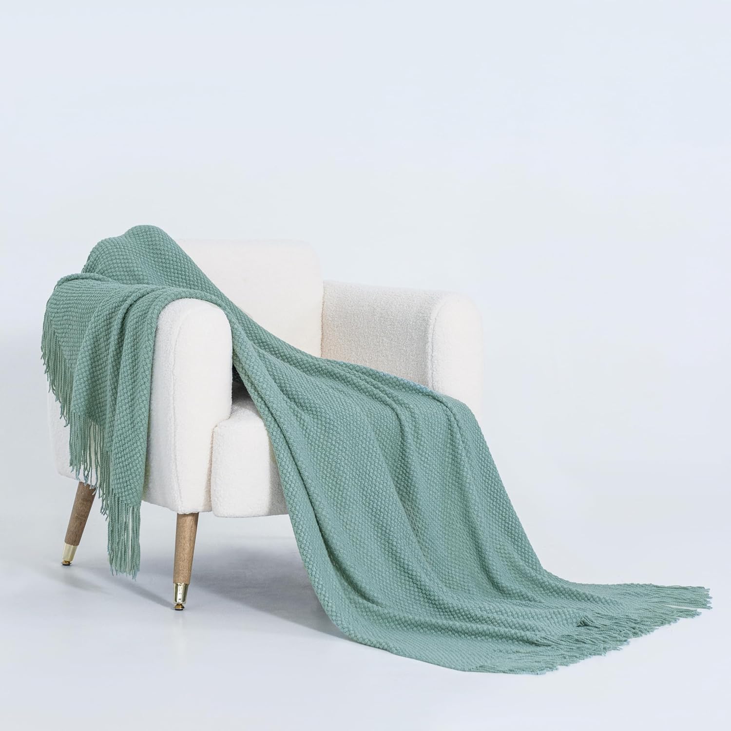 Ultra-Soft Micro Plush Knitted Throw Blanket - Gioia Casa