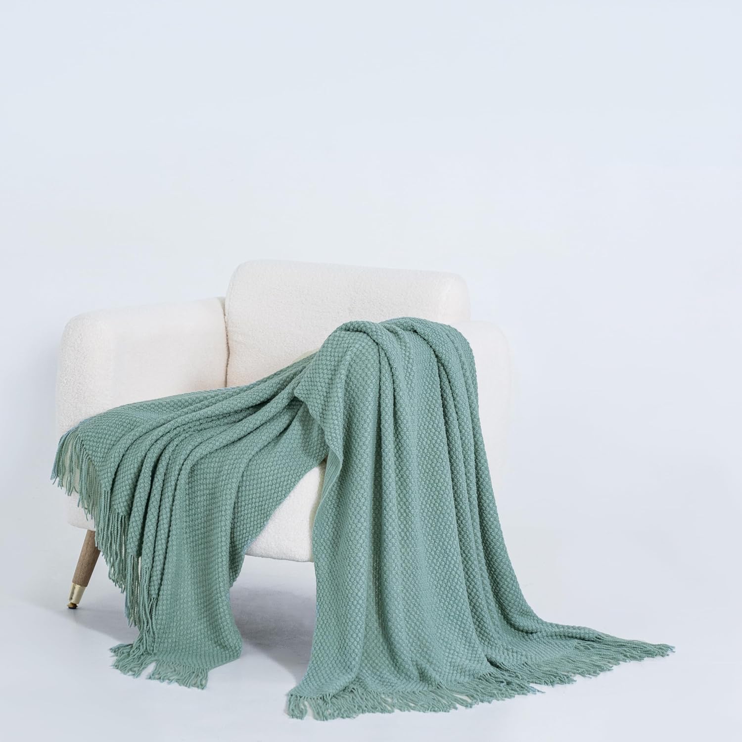 Ultra-Soft Micro Plush Knitted Throw Blanket - Gioia Casa