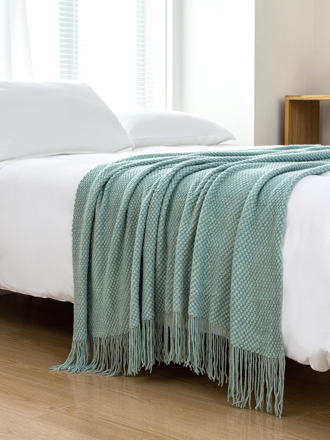 Ultra-Soft Micro Plush Knitted Throw Blanket - Gioia Casa