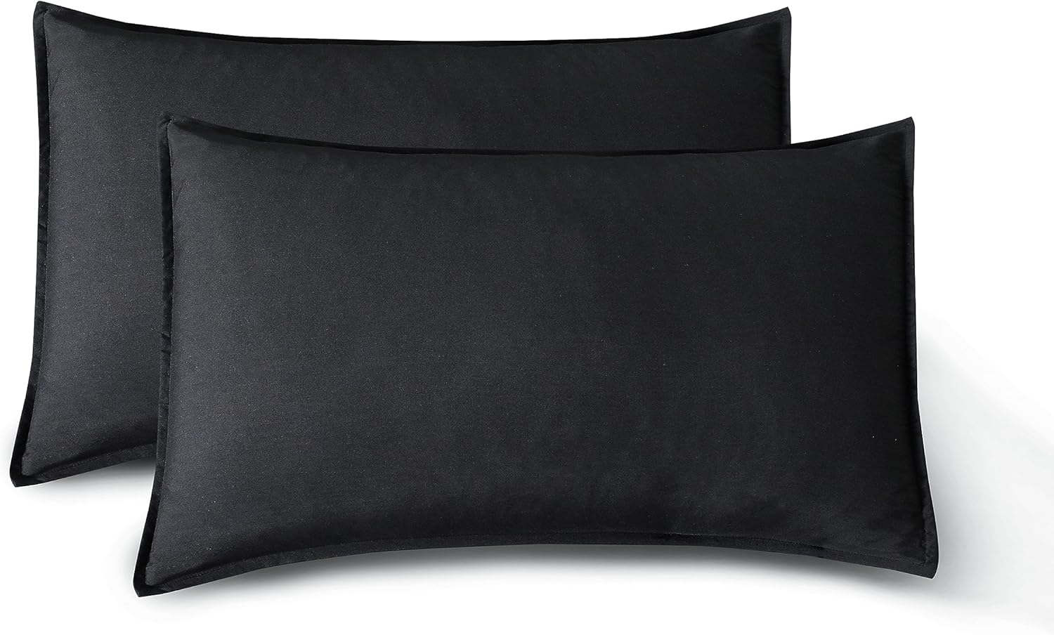 Premium Vintage Microfibre Sheet Set, 3-Piece - Black, Single