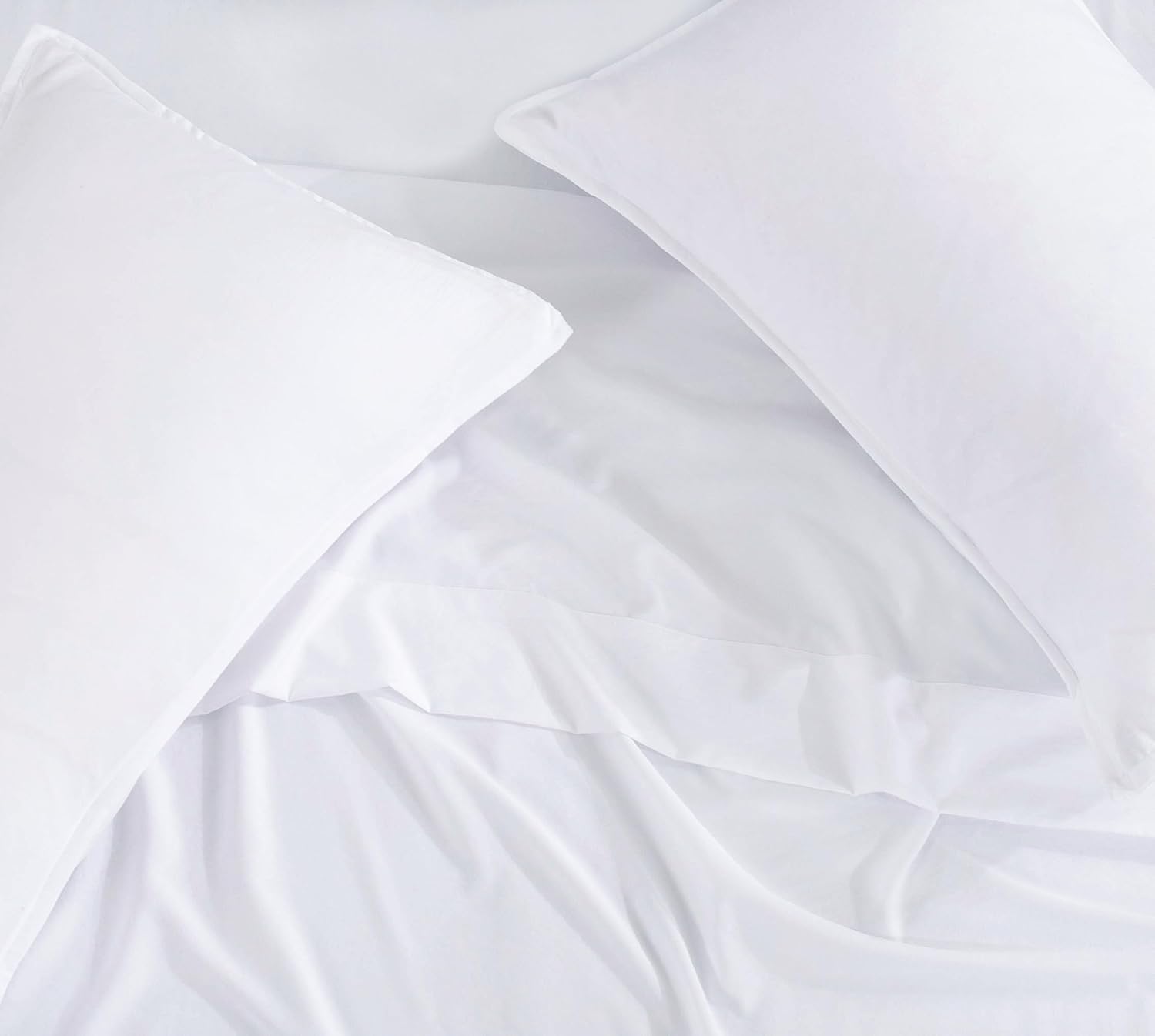 Hypoallergenic Microfibre Sheet Set, 1 Pillowcase - White, Single, CleverPolly