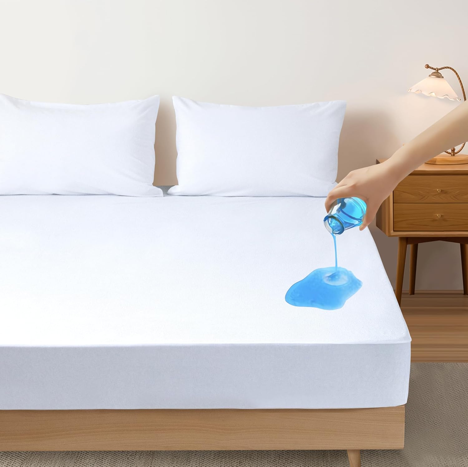 Hypoallergenic Waterproof Mattress Protector - Double | CleverPolly