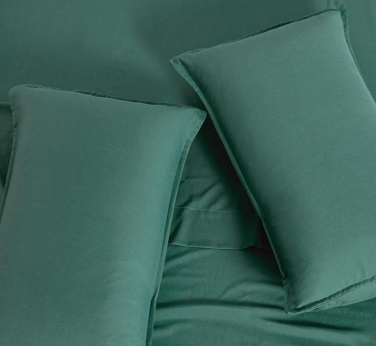 Bamboo Microfibre Quilt Cover Set - Green - Double