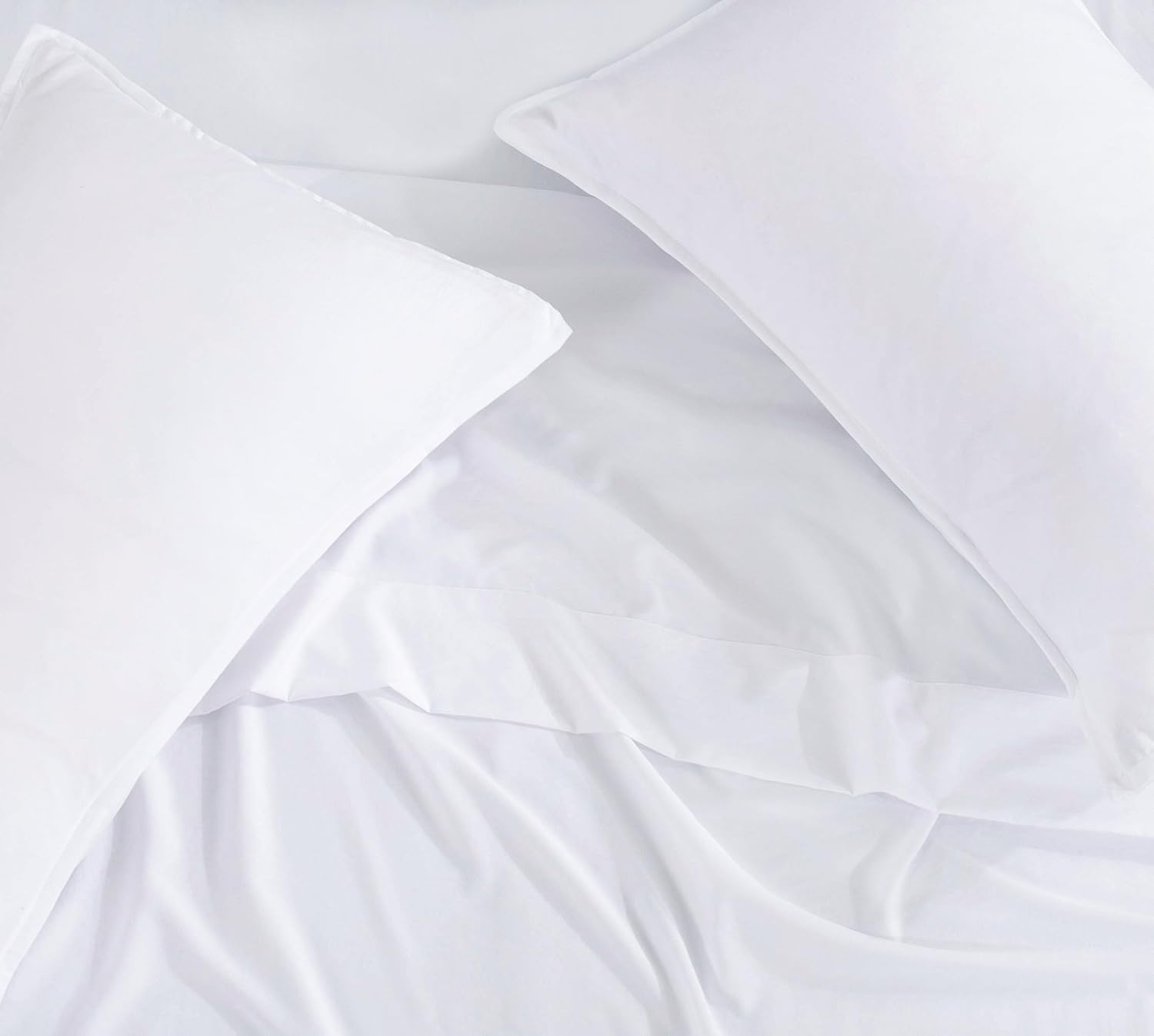Vintage Washed Microfibre Quilt Cover Set White, Double
