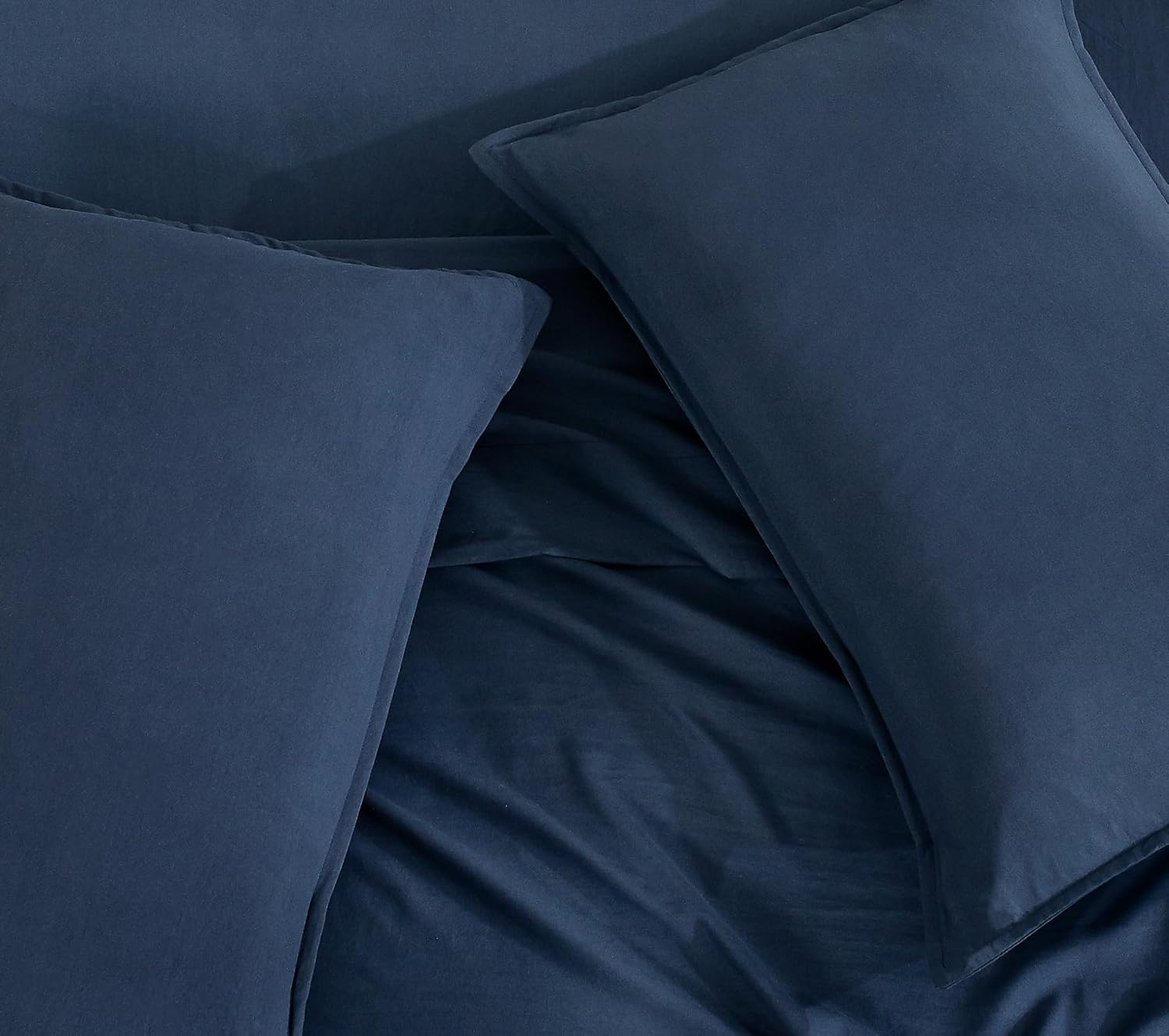 Premium Microfibre Sheet Set Double Navy - 2 Pillowcases