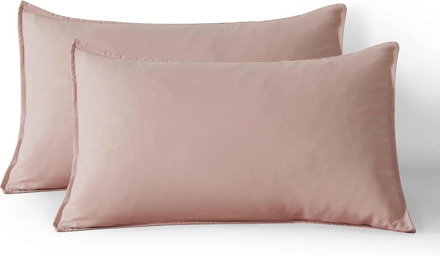 Vintage Washed Microfibre Quilt Cover Set Pink, Queen