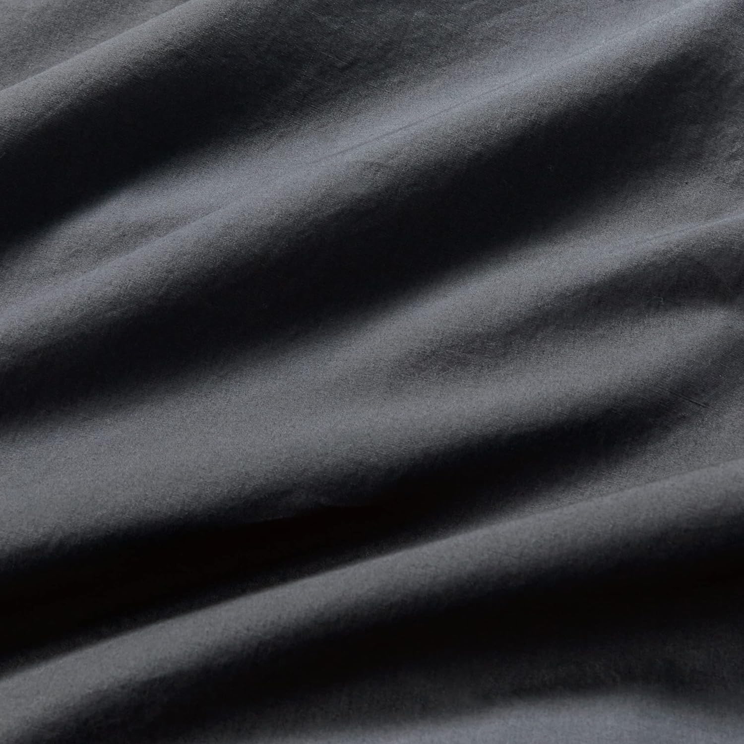 100% Vintage Washed Cotton Fitted Sheet Combo Set – 100% Natural Cotton, Ultra Soft & Breathable – Includes Fitted Sheet & Pillowcases – Machine Washable Charcoal, King