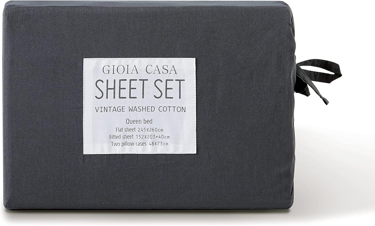 Hypoallergenic Vintage Washed King Cotton Sheet Set - Gioia Casa