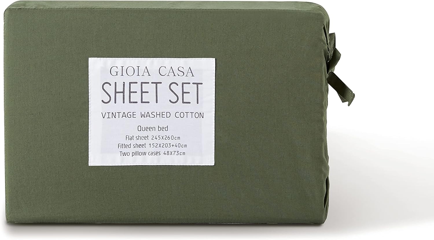 Hypoallergenic Vintage Washed Cotton Sheet Set King Size - Gioia Casa