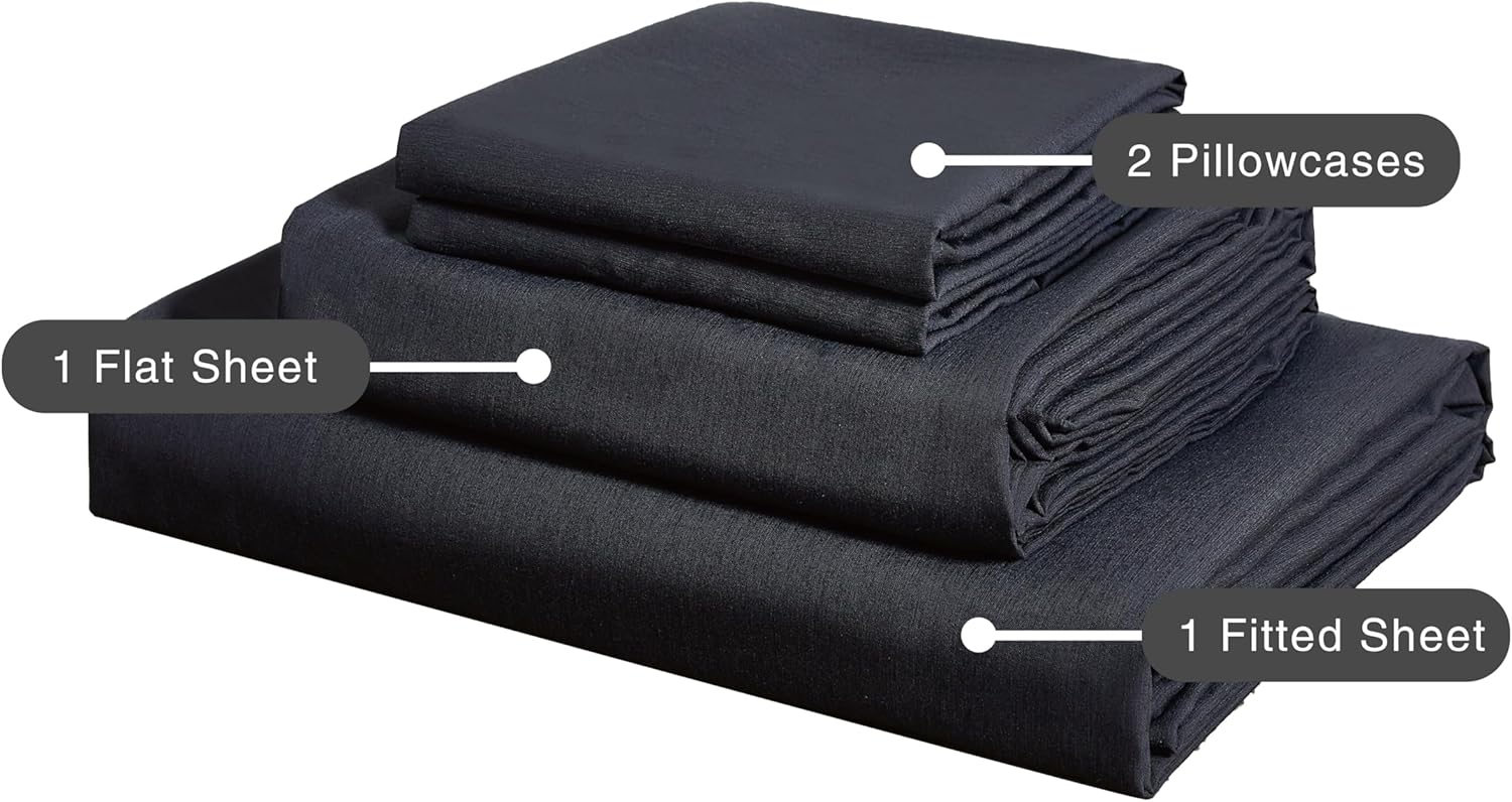 Bamboo Microfibre Sheet Set - Charcoal - King