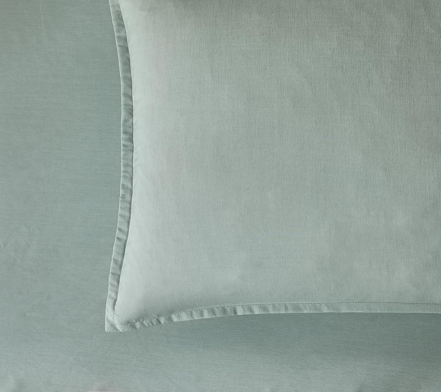 Bamboo Microfibre European Pillowcase x2 (one pair) - Sage Green