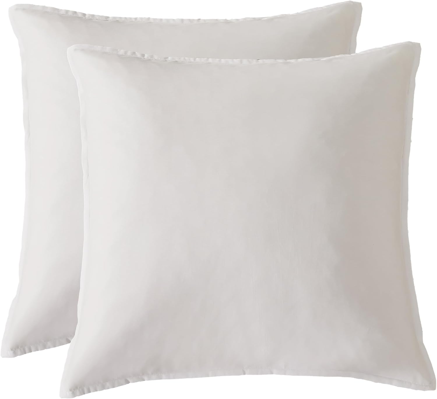 Bamboo Microfibre European Pillowcase x2 (one pair) - White