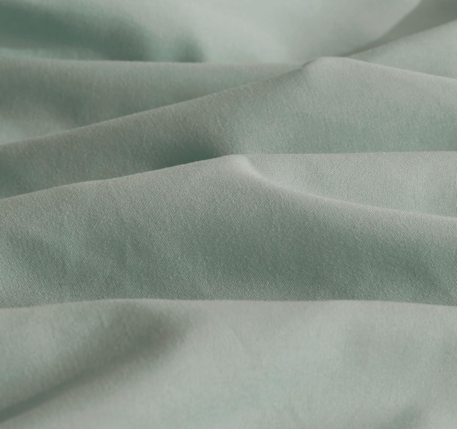 Vintage Washed Microfibre King Pillowcases - Ultra Soft & Skin-Friendly - Set of 2 - 50cm x 90cm Sage