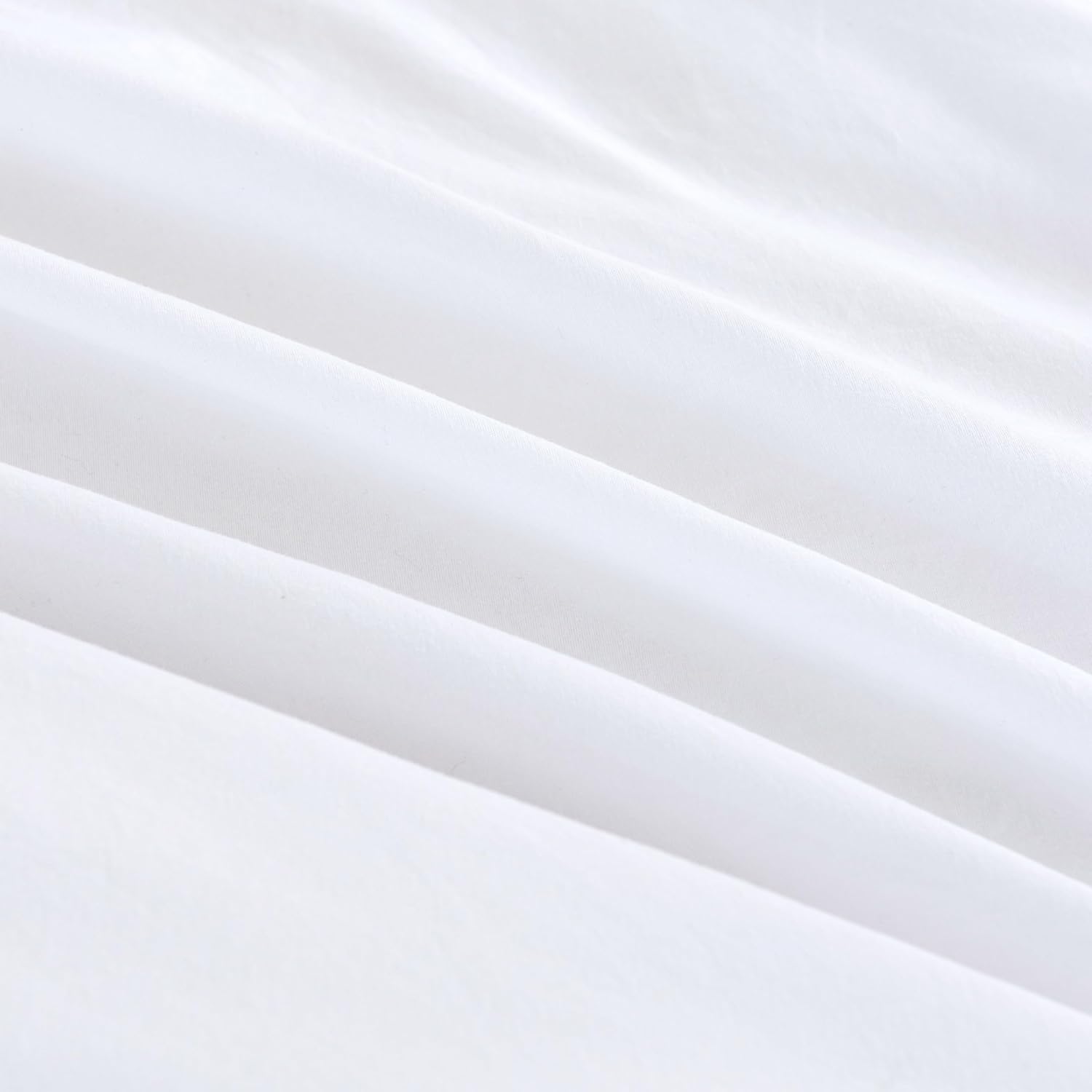Vintage Washed Microfibre King Pillowcases - Ultra Soft & Skin-Friendly - Set of 2 - 50cm x 90cm White