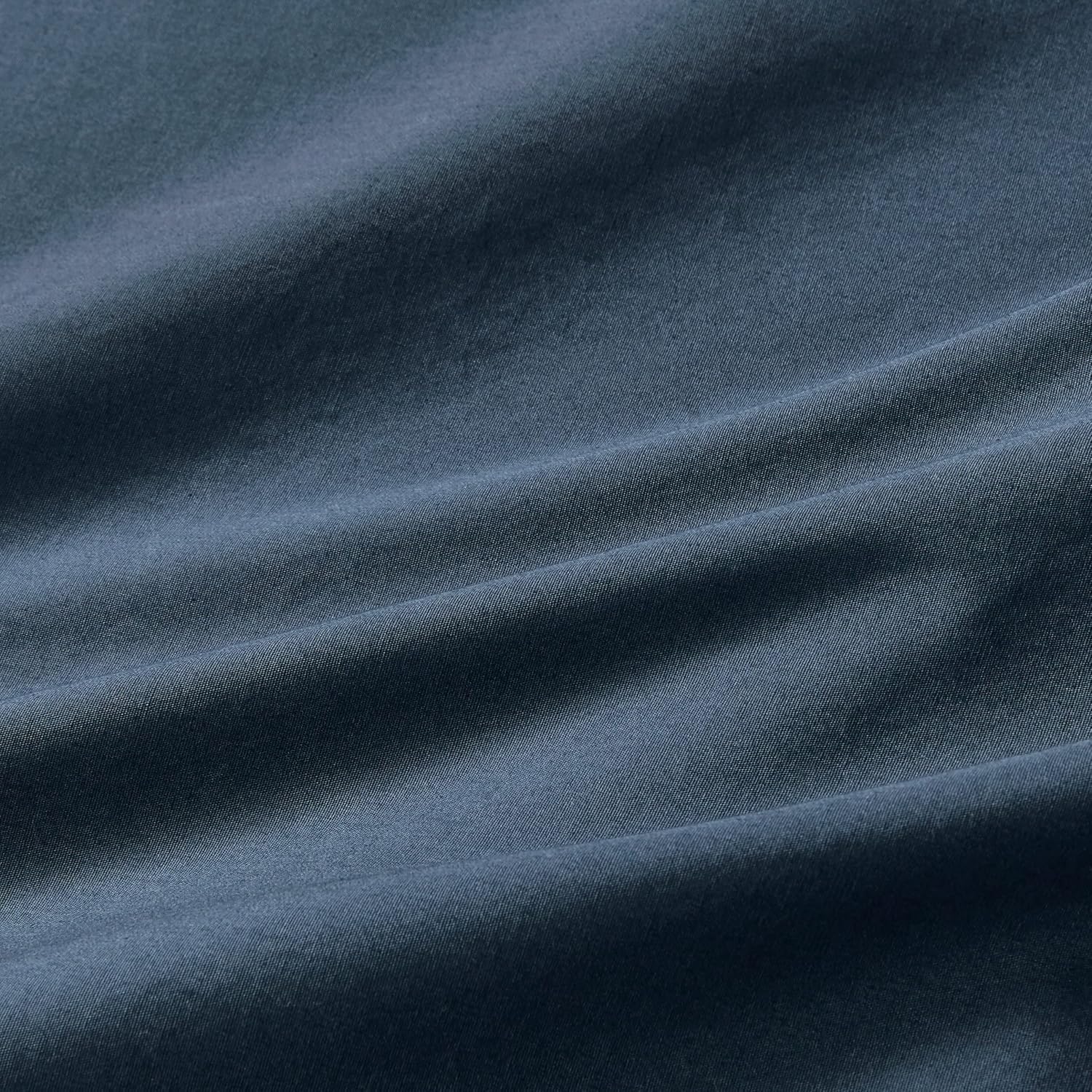 100% Vintage Washed Cotton Fitted Sheet Combo Set – 100% Natural Cotton, Ultra Soft & Breathable – Includes Fitted Sheet & Pillowcases – Machine Washable Indigo, King Single