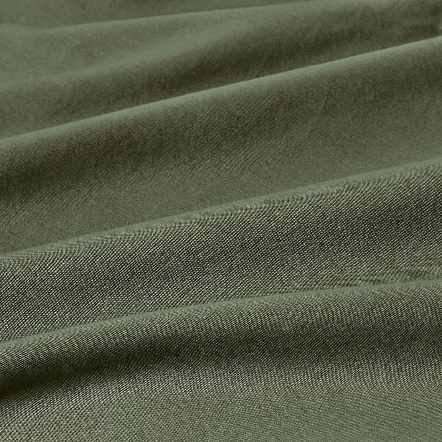 100% Vintage Washed Cotton Fitted Sheet Combo Set – 100% Natural Cotton, Ultra Soft & Breathable – Includes Fitted Sheet & Pillowcases – Machine Washable Khaki Green, King Single
