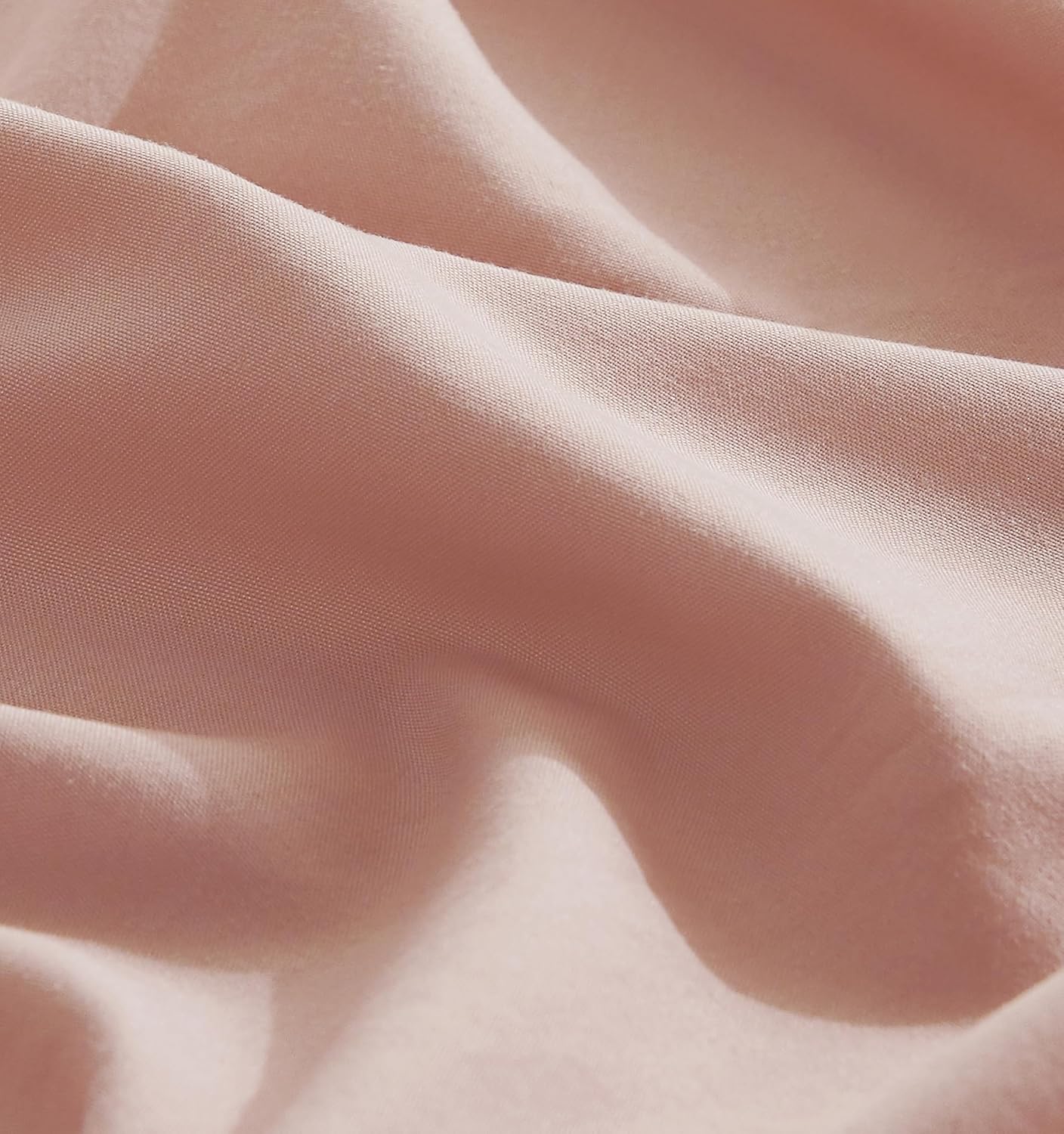 100% Vintage Washed Microfibre Fitted Sheet Set – Ultra Soft & Lightweight All-Season Fitted Sheet with 1 Pillowcase Pink, King Single Size