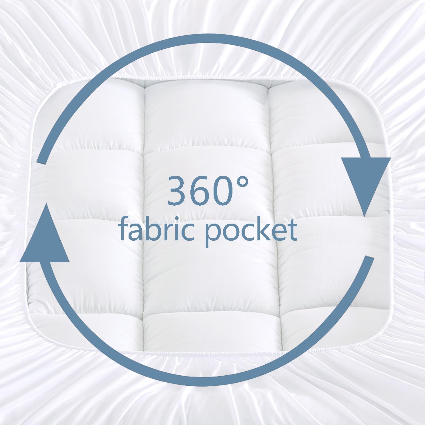 Luxurious Extra Thick 1000GSM Mattress Topper-King Single size
