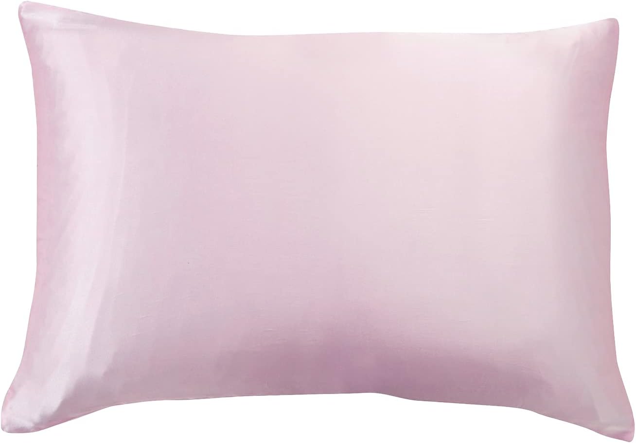 100% Mulberry Silk Hypoallergenic Pillowcase - Pink - Gioia Casa