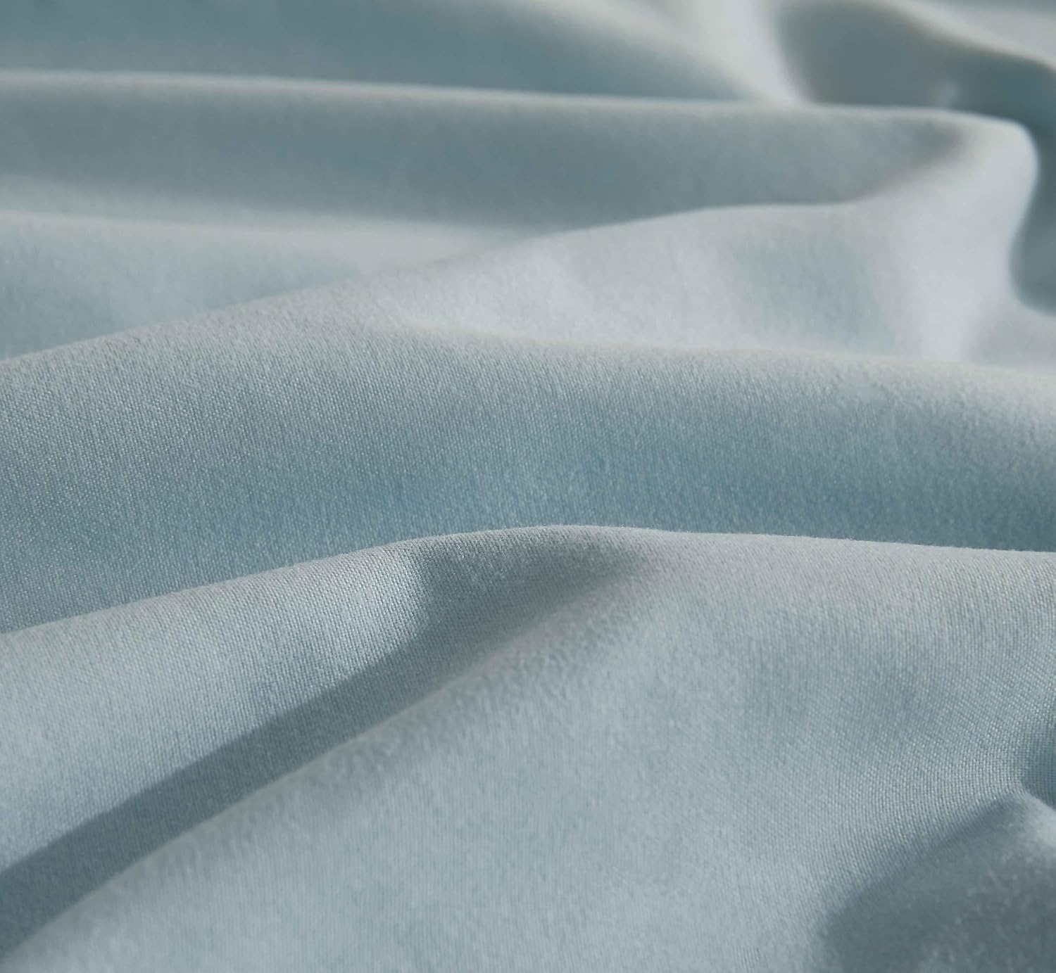 Vintage Washed Microfibre Quilt Cover Set Blue, Super King