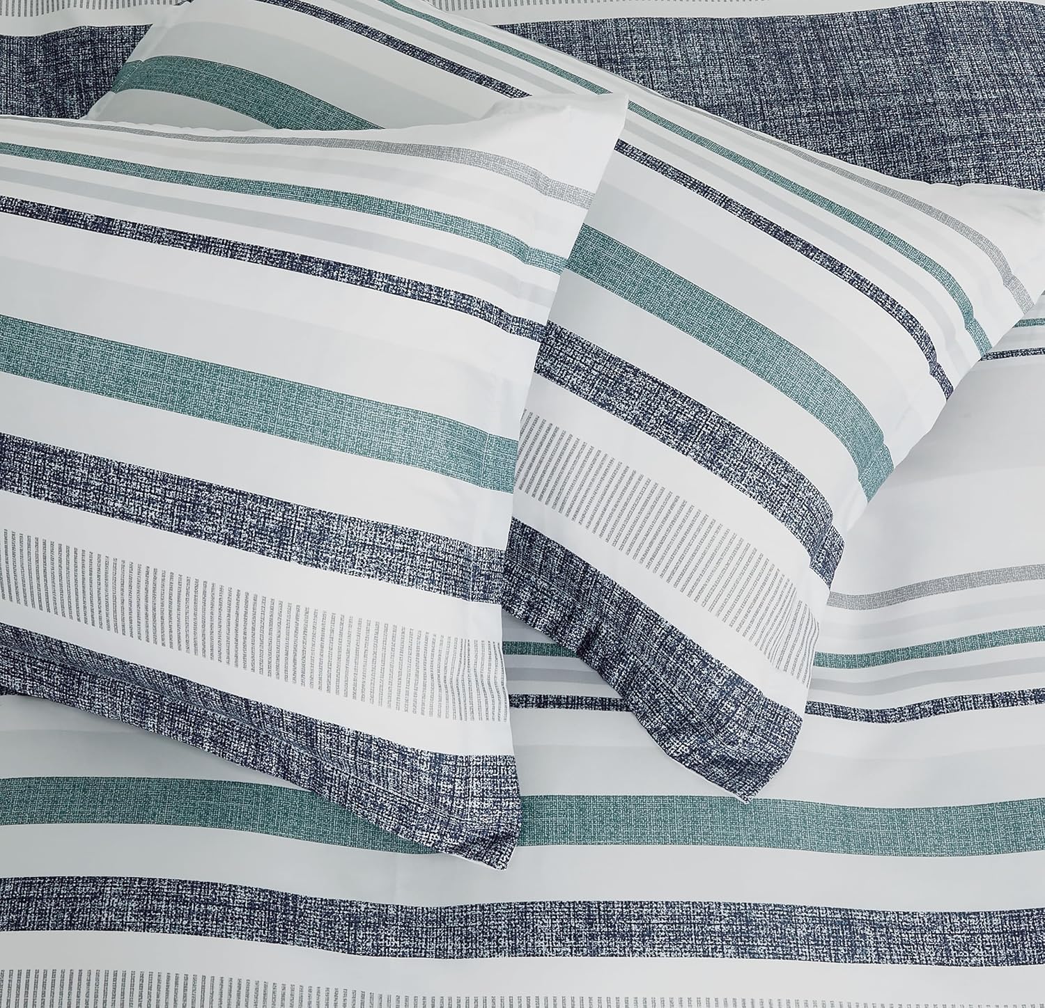 Print Microfibre Quilt Cover Set - Ultra Soft with Zipper Closure Otis, Super King Size