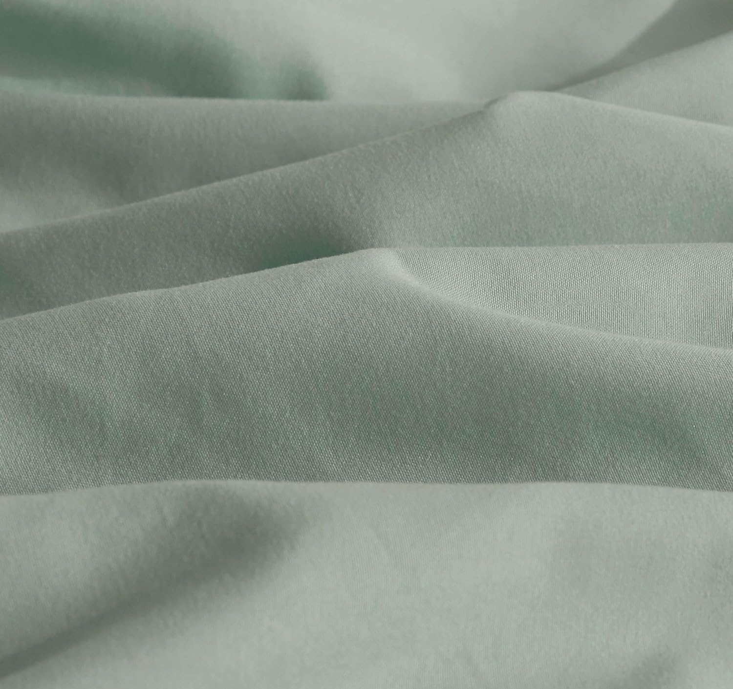 Vintage Washed Microfibre Quilt Cover Set Sage, Super King