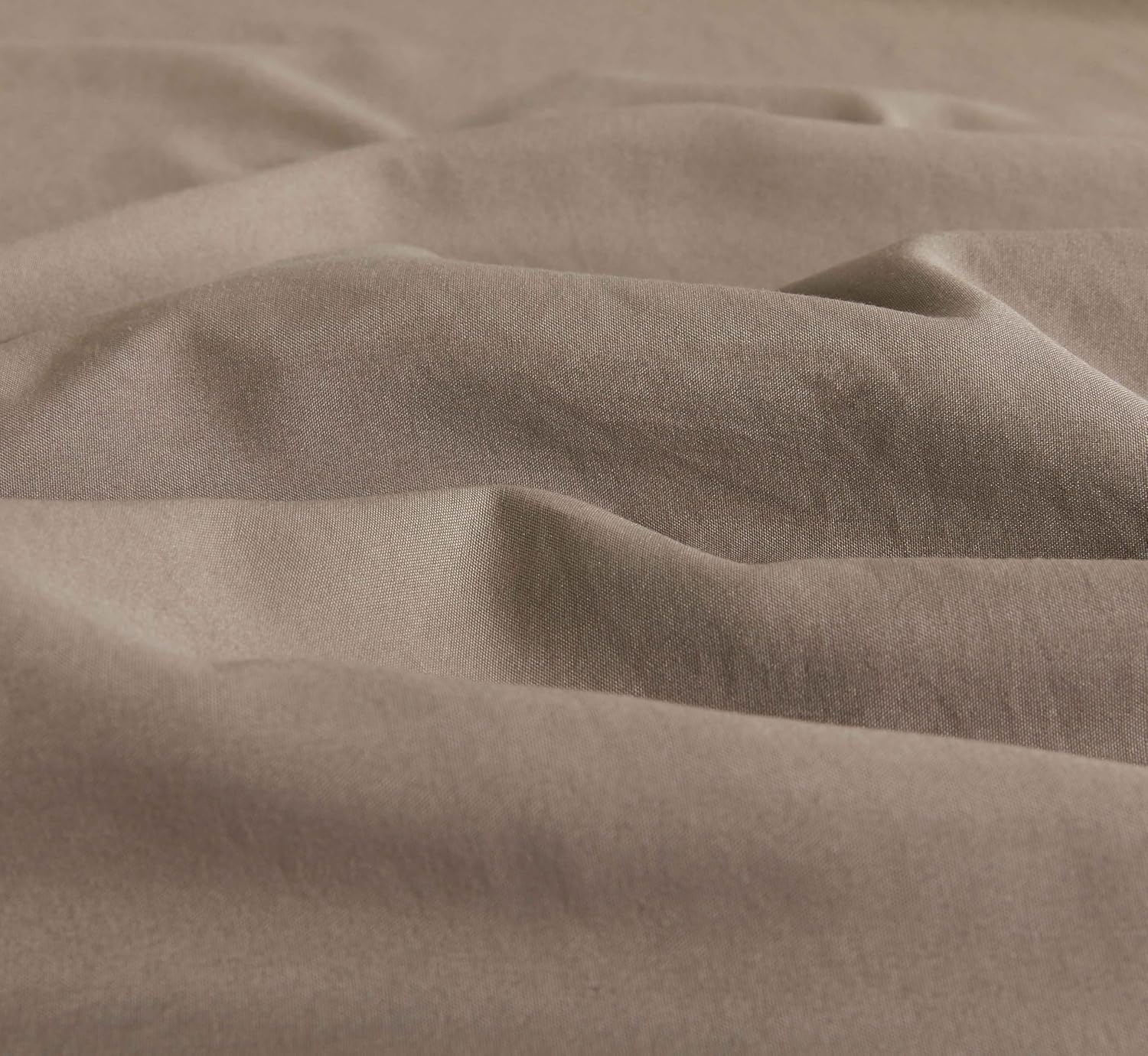 Vintage Washed Microfibre Quilt Cover Set Truffle, Super King
