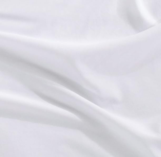 Vintage Washed Microfibre Sheet Set with 2 Pillowcases - White - Super King