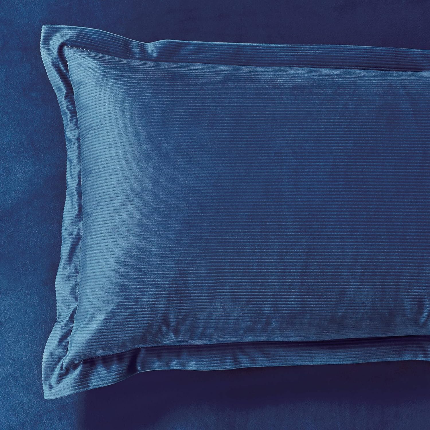 Super Soft Corduroy Velvet Pillowcases Set - Navy Blue, CleverPolly