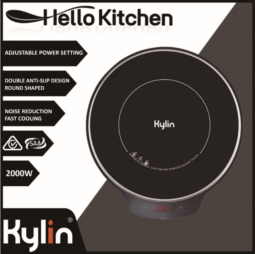 Round Shape Induction Cooker, 8 Level, LED Display - Kylin