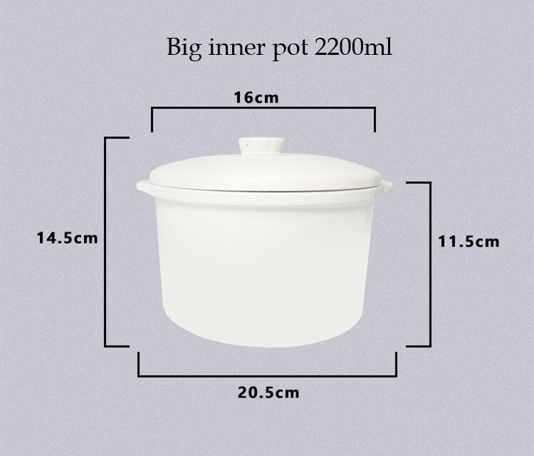 Multi-Stew Cooker 9 Menus 4 Ceramic Pots 2.2L Kylin