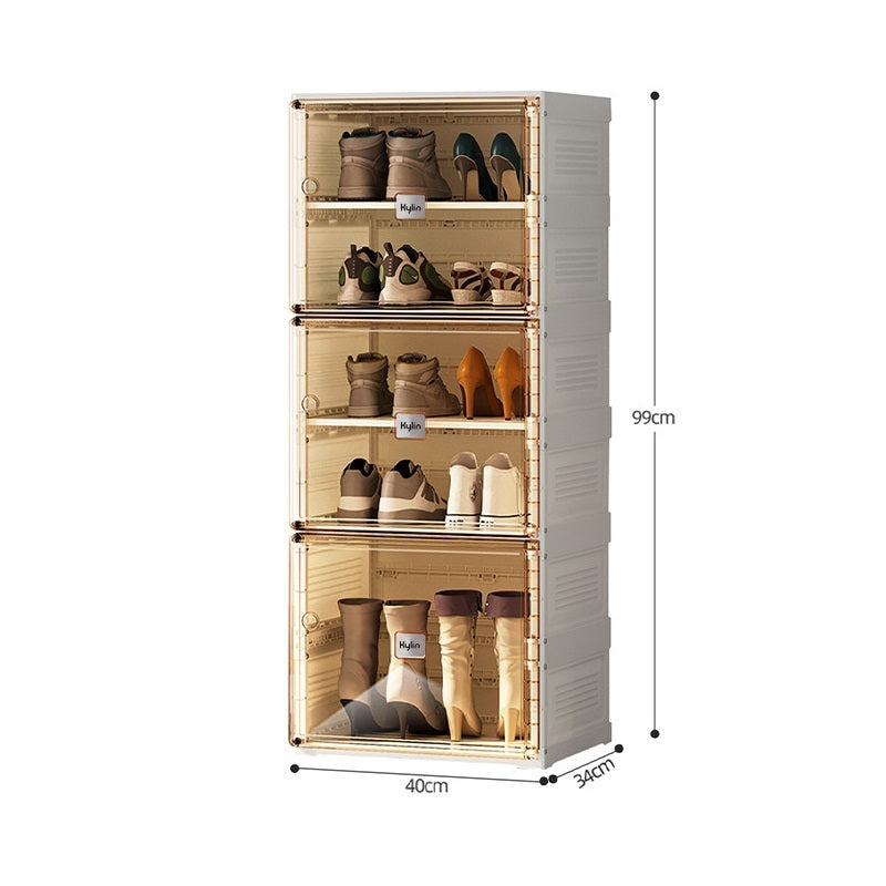 Folding Shoe Cabinet, Large Capacity, Modular, 5 Grids - Kylin