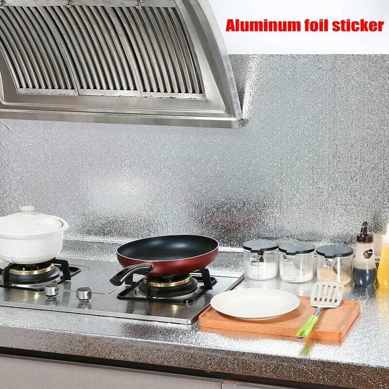 Oil-Proof Waterproof Self-Adhesive Aluminum Foil 40*300cm