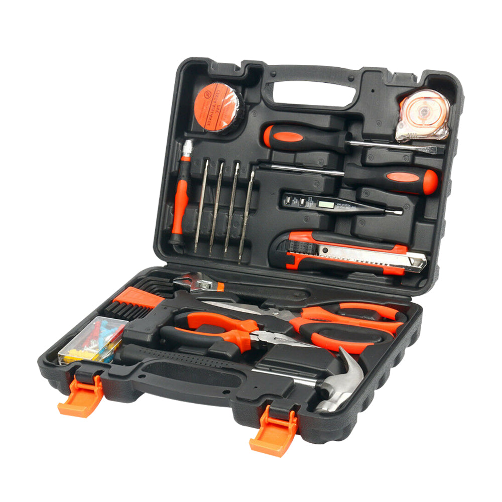 Carbon Steel Household Hand Tool Set, 45 Pcs, Portable Kit