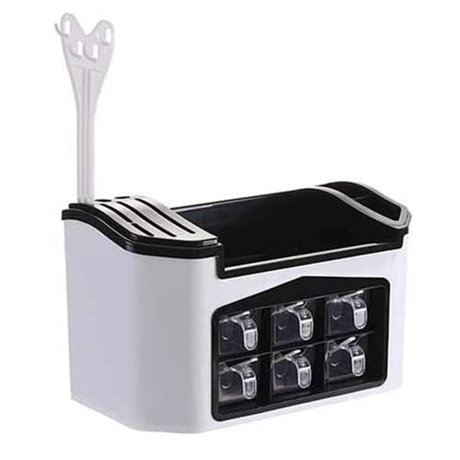 Multifunction Kitchen Organizer with 6 Seasoning Boxes