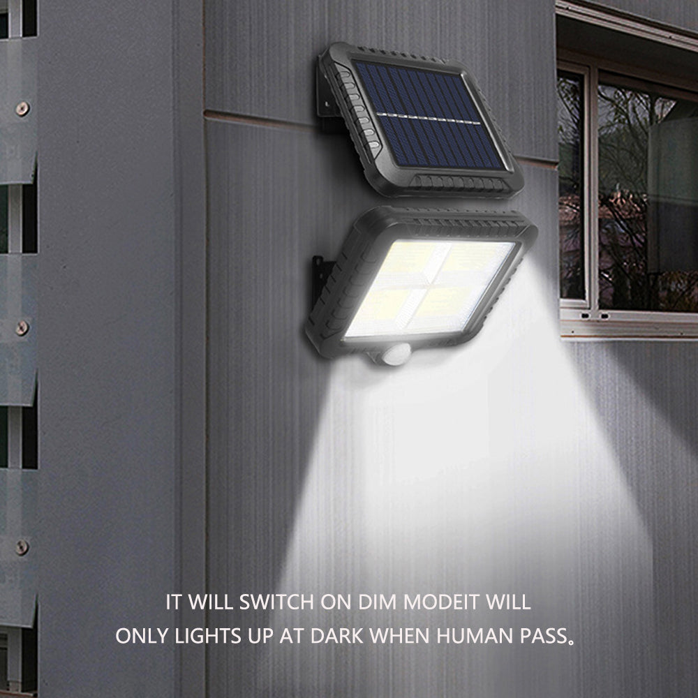 Super Bright Motion Sensor Solar Wall Light, IP65 Waterproof, 56 LED