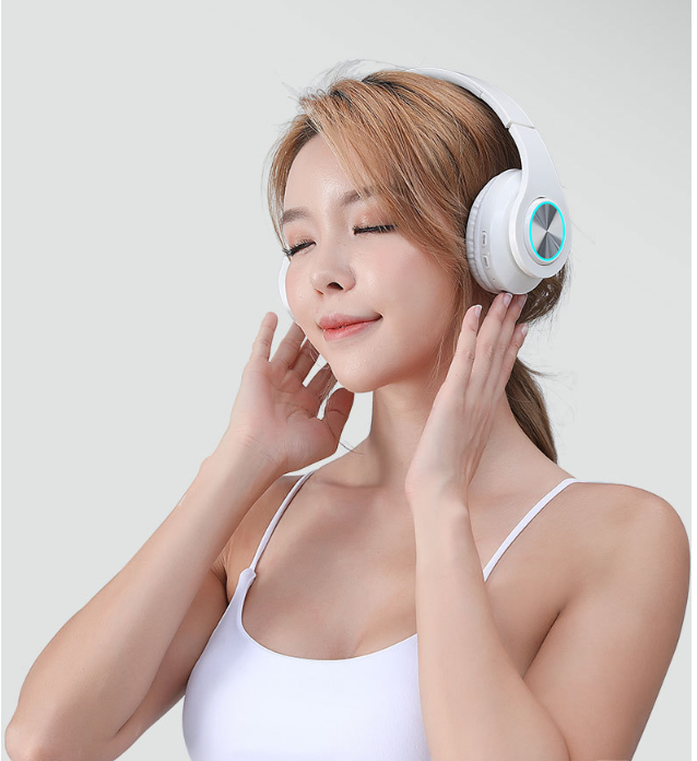 Bluetooth 5.0 Wireless Earphones, Foldable, Noise Reduction Headset