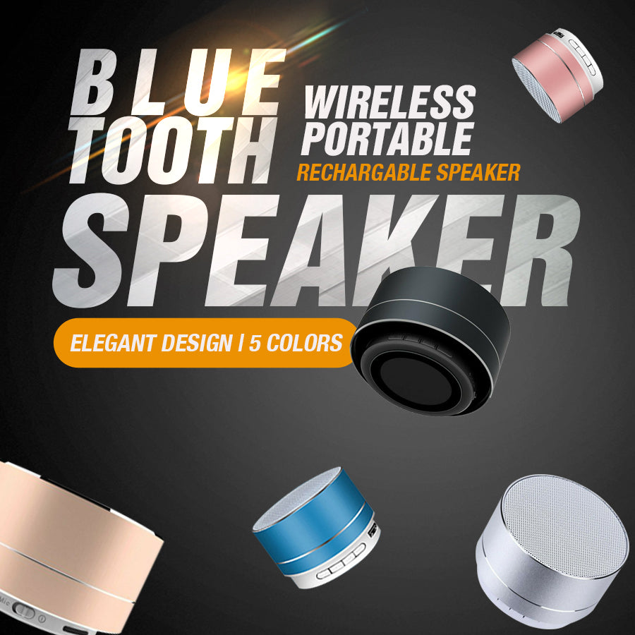 Bluetooth Speakers Portable Wireless Speaker Music Stereo Handsfree Rechargeable Red