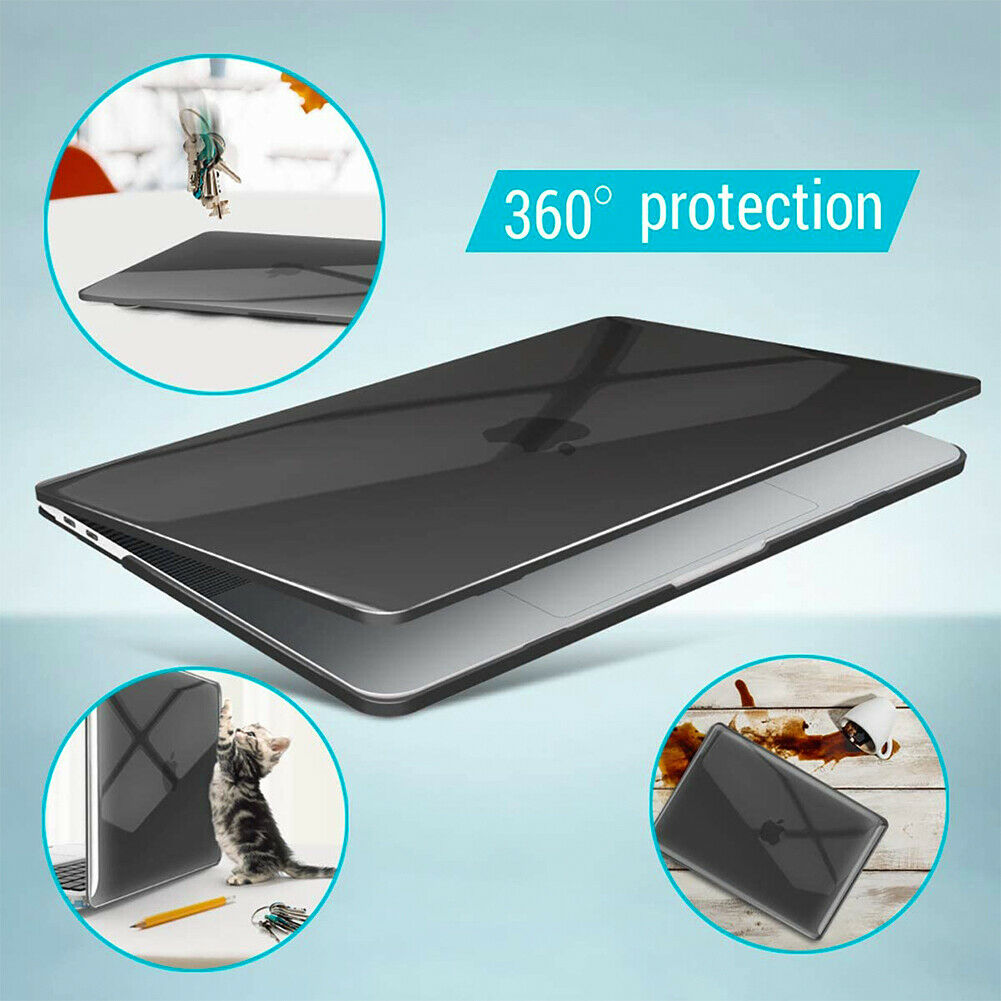 2020 Macbook Pro 13 Inch Case Plastic Hard Case Shell for 2020 Macbook Pro A2251 A2289 A2179 Black