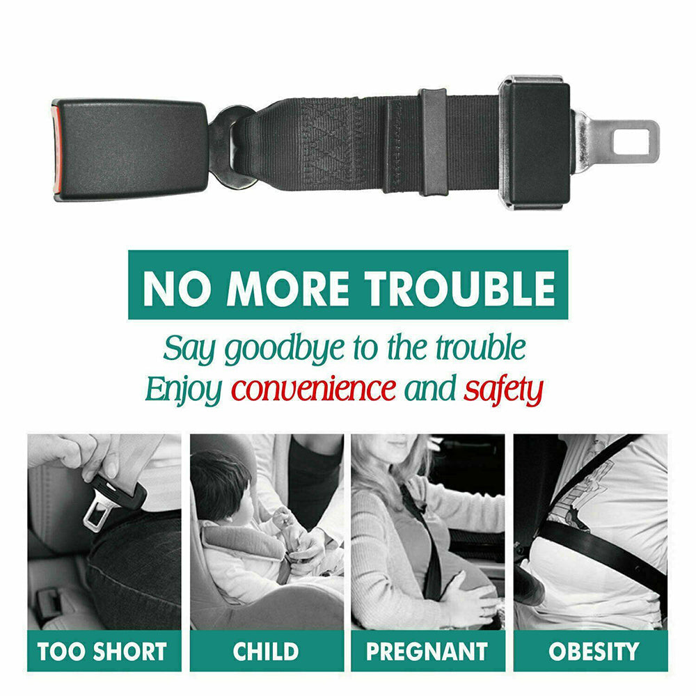 25-80cm Car Seatbelt Extension Strap Safety Baby Seat Belt Extender Safe Buckle