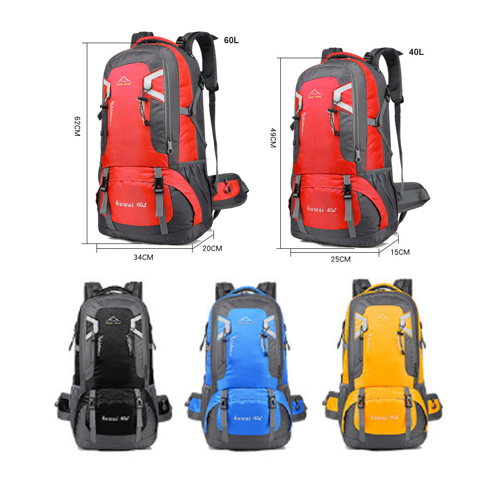 40L Waterproof Hiking Camping Backpack with Large Capacity