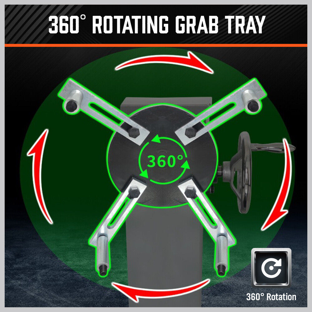 500kg Adjustable Folding Engine Stand, 360° Rotation, Heavy Duty