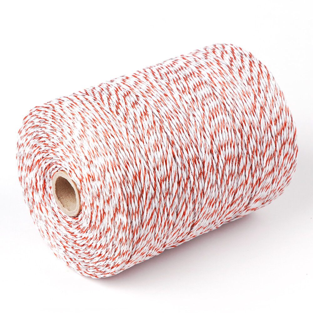 500m Red & White UV-Treated Polywire Electric Fence